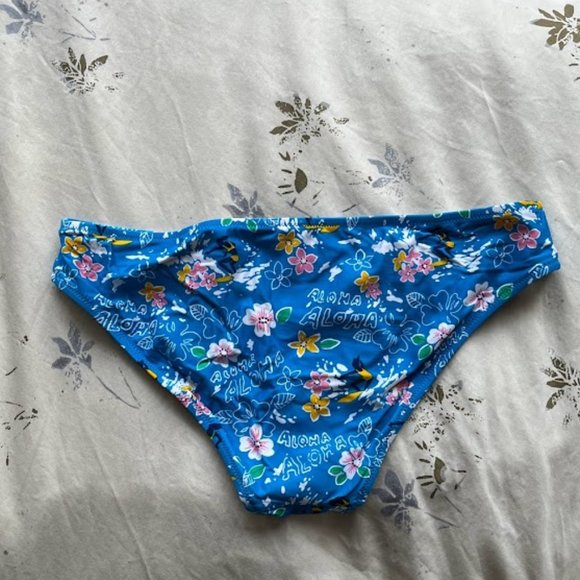J. Crew Hipster Bikini Bottom - Blue Multi Print - Picture 3 of 3